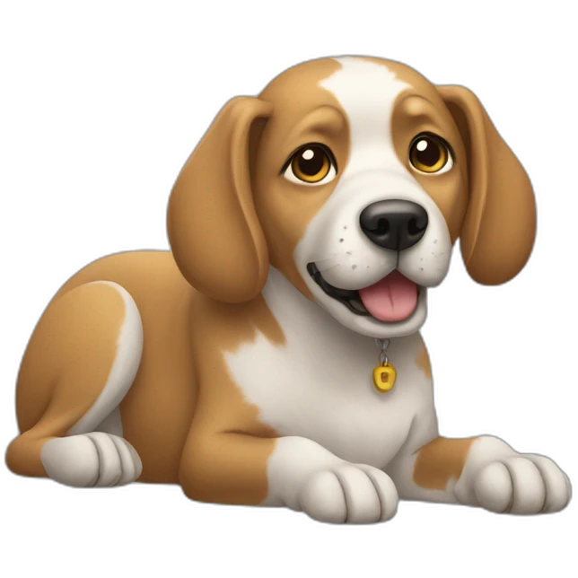 dog click with mouse emoji