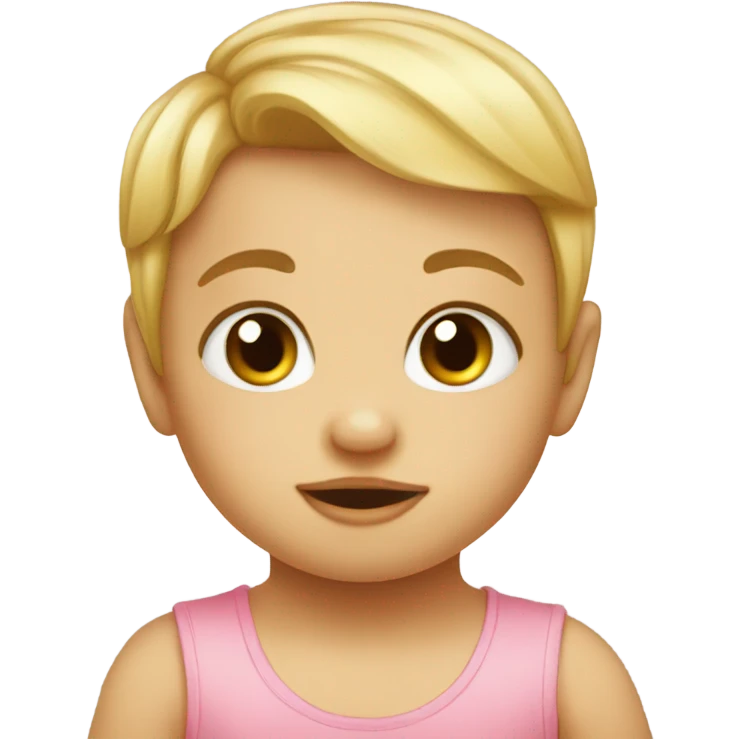 Baby bink bow emoji
