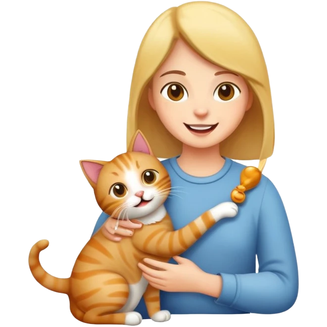 Play with my cat  emoji