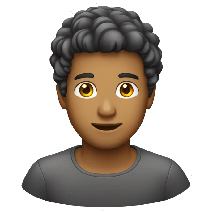 MENINO CABELO ESCURO emoji