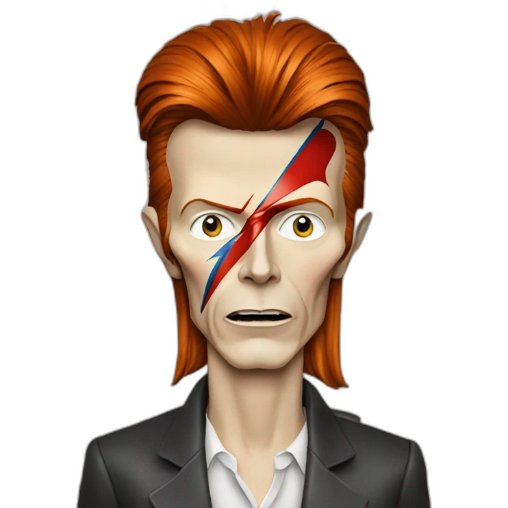 David Bowie clin d’oeil emoji