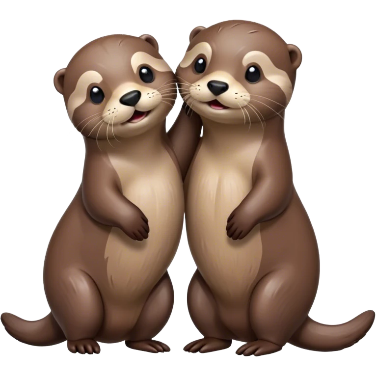 2 otters  emoji
