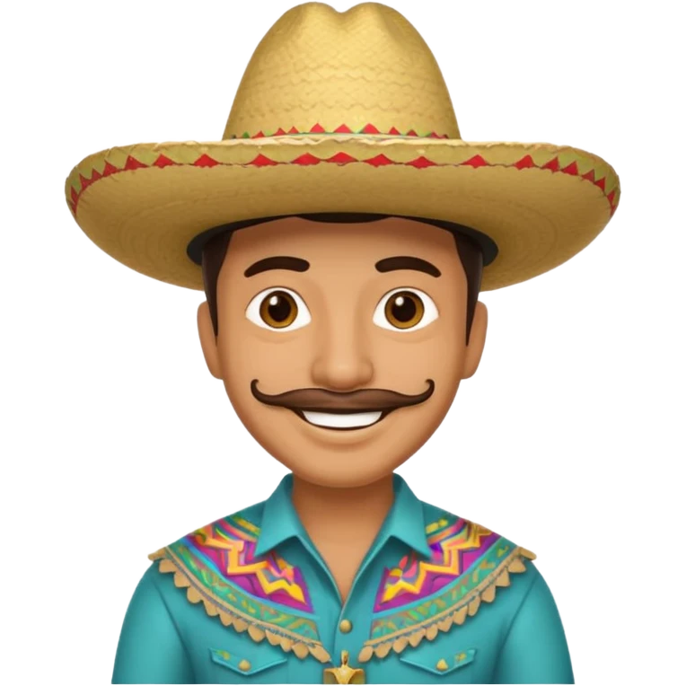 Tejana sombrero de hombre emoji