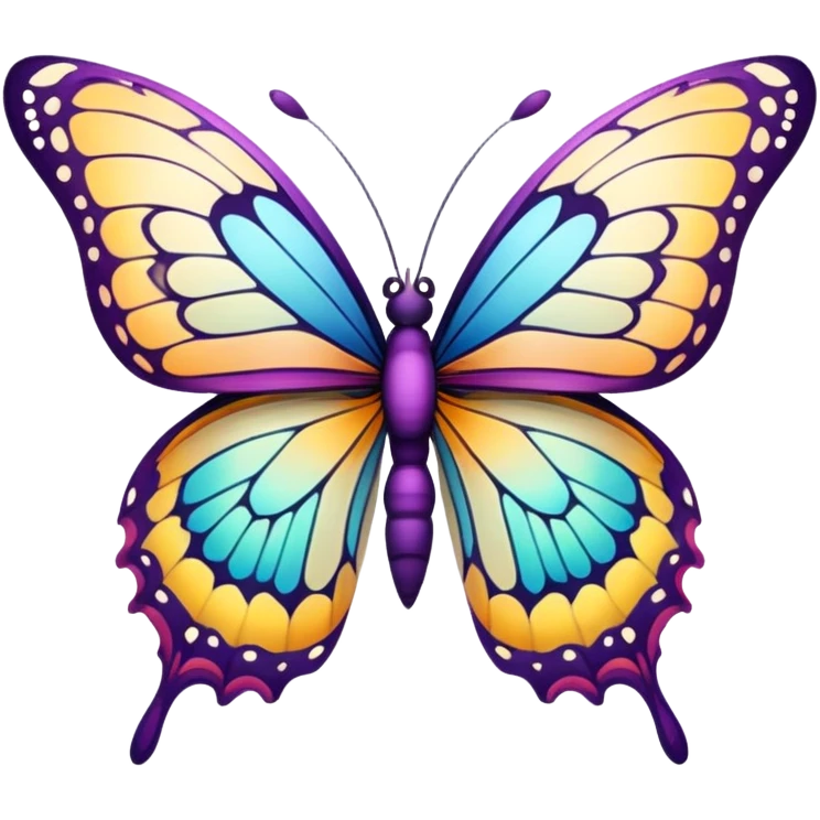 Butterfly transition emoji