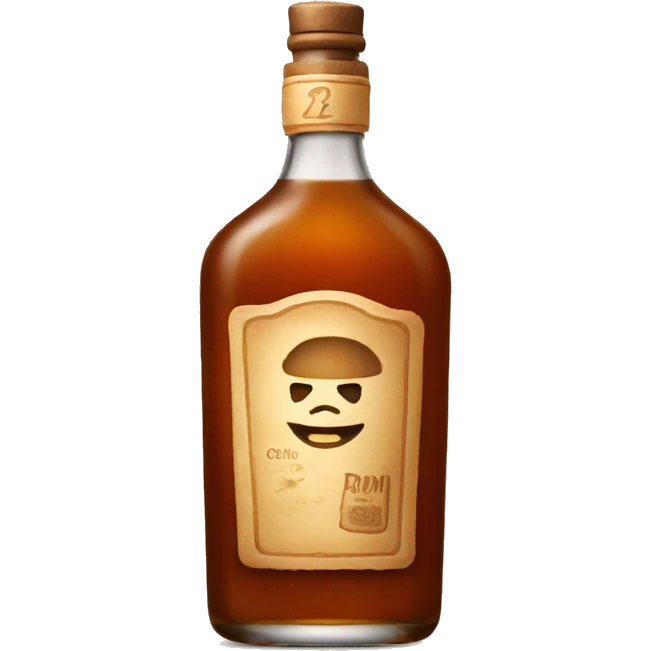 rum bottle emoji