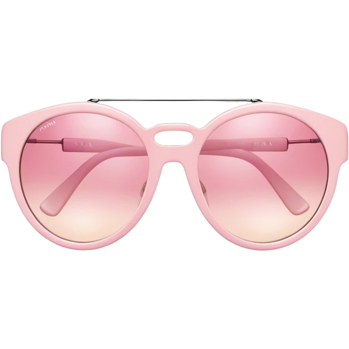 Prada sunglasses pink pastel emoji