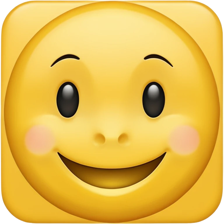 Neutral smiley emoji