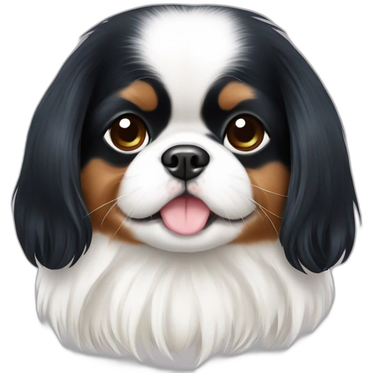 Dog breeder japanese chin emoji