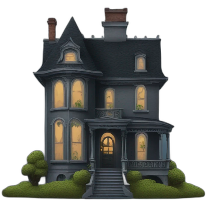 Addams Family house emoji