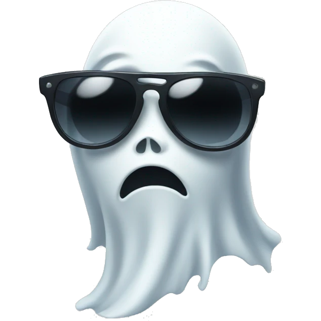 Ghost wearing sunglasses emoji