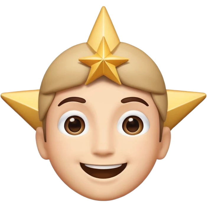 Memoji with star eyes Excited  emoji
