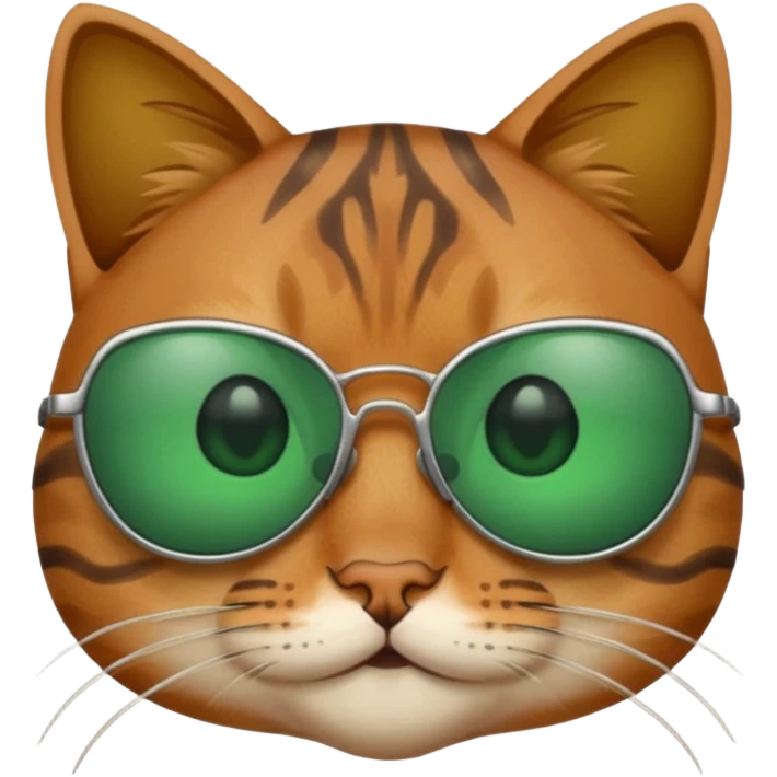 Cat wearing sunglasses emoji