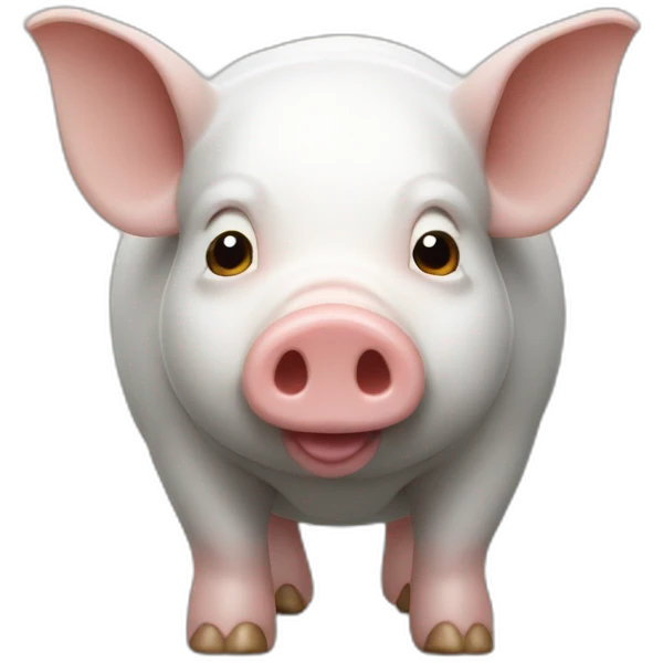 Un cochon avec des ailes emoji