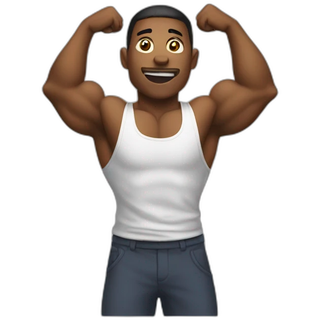 Flexing emoji