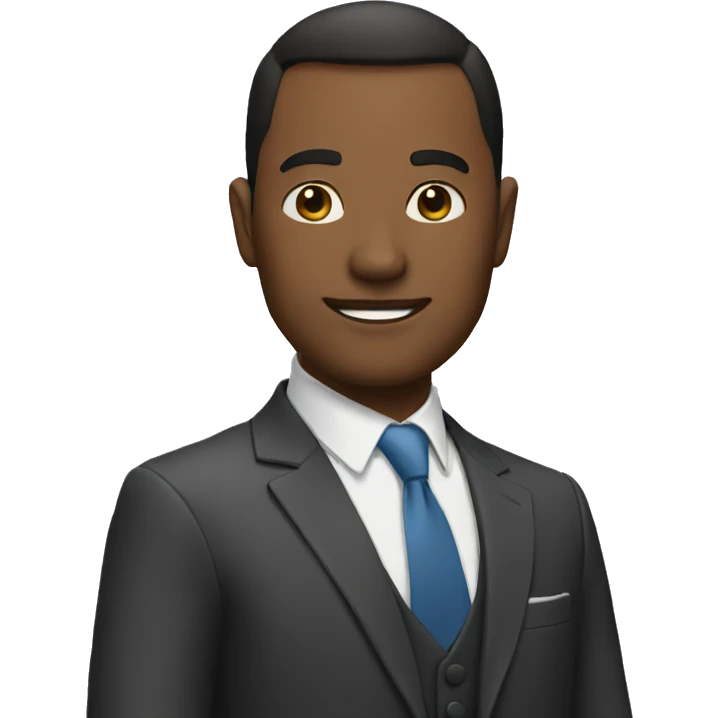 Man with suite emoji