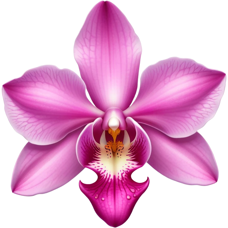 Pink orchid flower that looks like yoni emoji