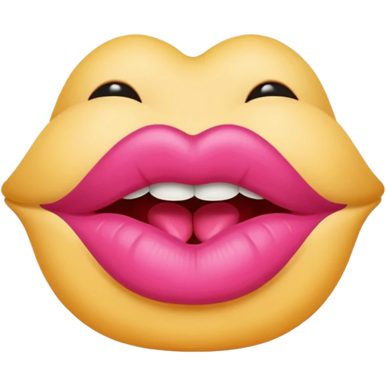 Beso rosado emoji