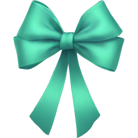 Aesthetic bow emoji