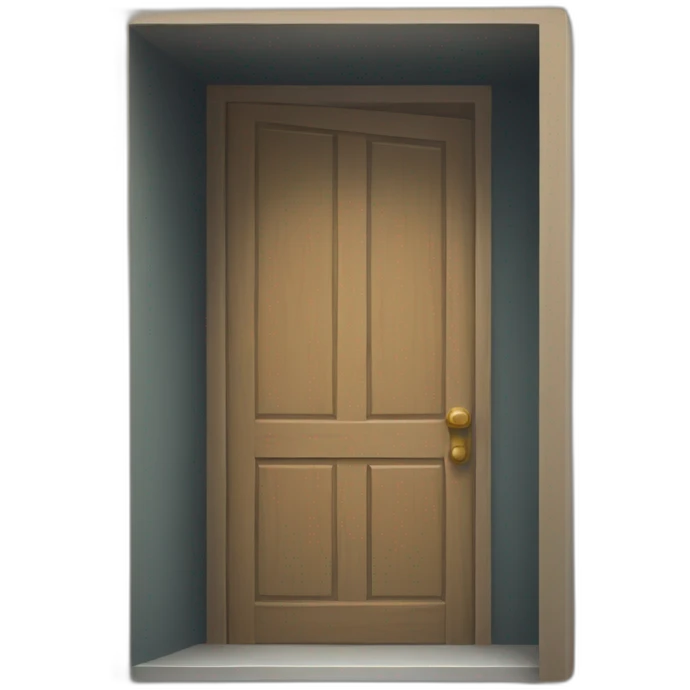 closed-door emoji
