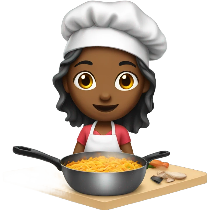Girl cooking  emoji
