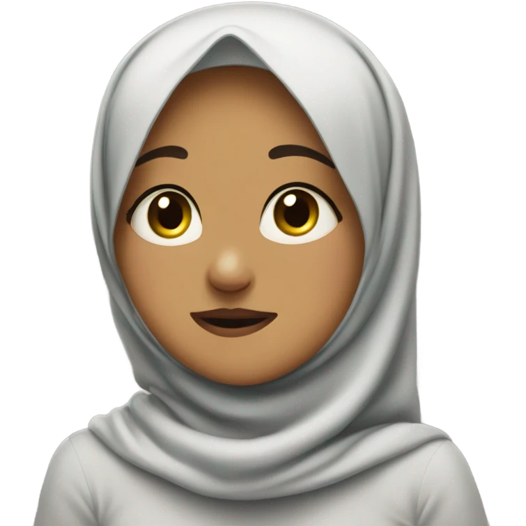 Muslim hijabi girl slapping her forehead 🤦‍♀️ emoji
