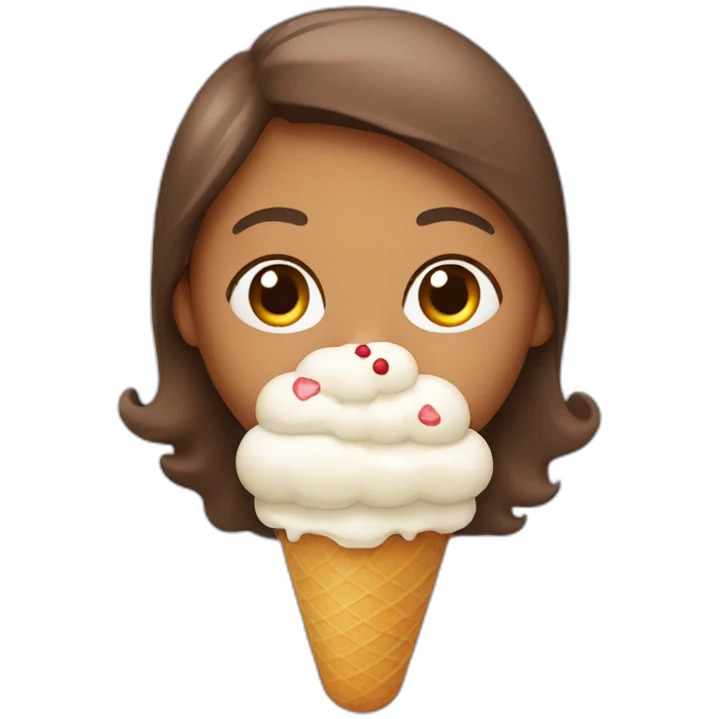 eat icecream emoji