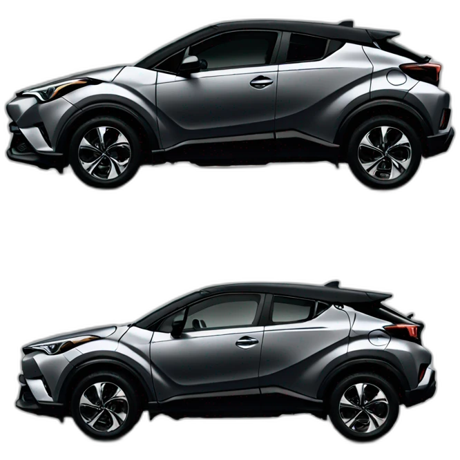 Toyota chr dark grey full option emoji