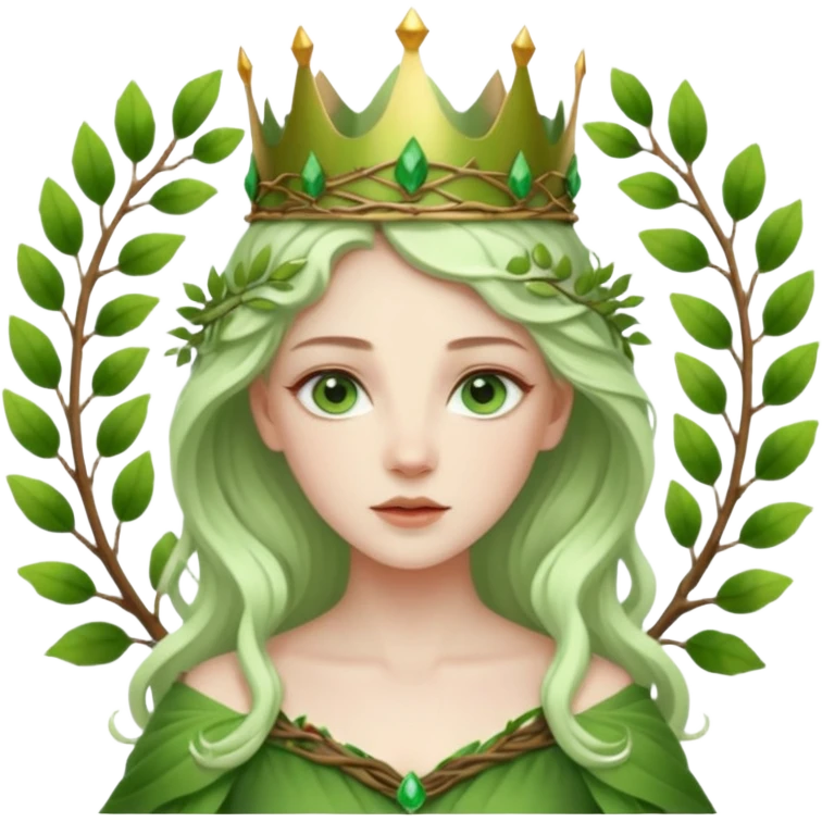 forest queen emoji