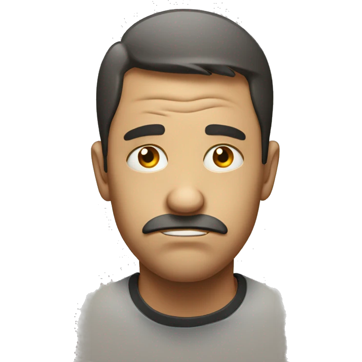Digusted emoji face emoji