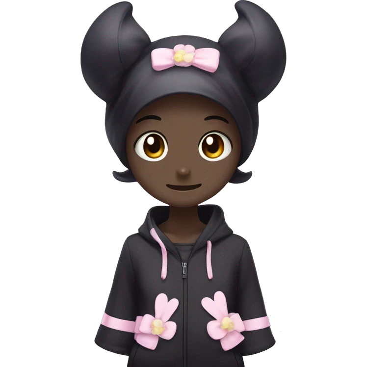 Kuromi with mymelody  emoji