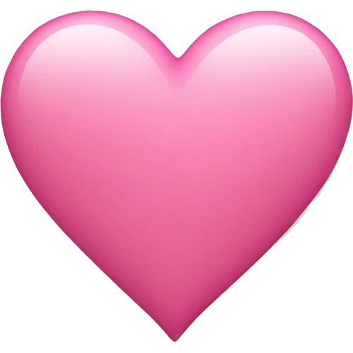 Pink heart  emoji