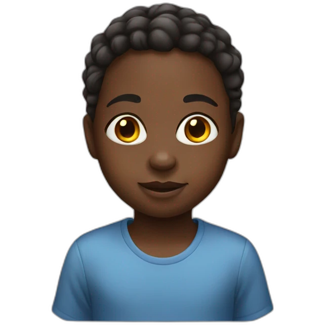 African child emoji