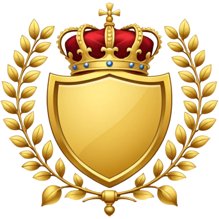 Gold royal Crest emoji
