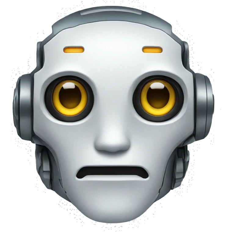 robot face emoji