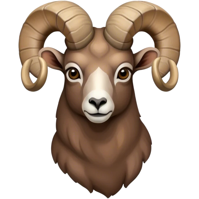 Rocky Mountain Bighorn Ram emoji