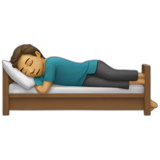 Sleeping student emoji