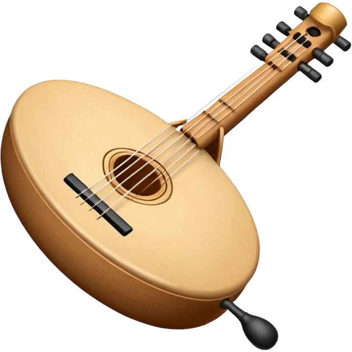 wooden ding instrument emoji