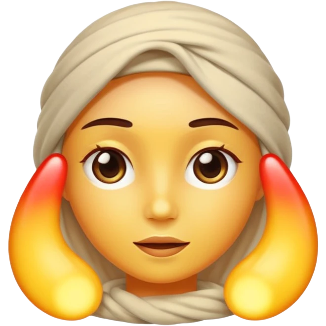 ideal body temperature in warm hues emoji