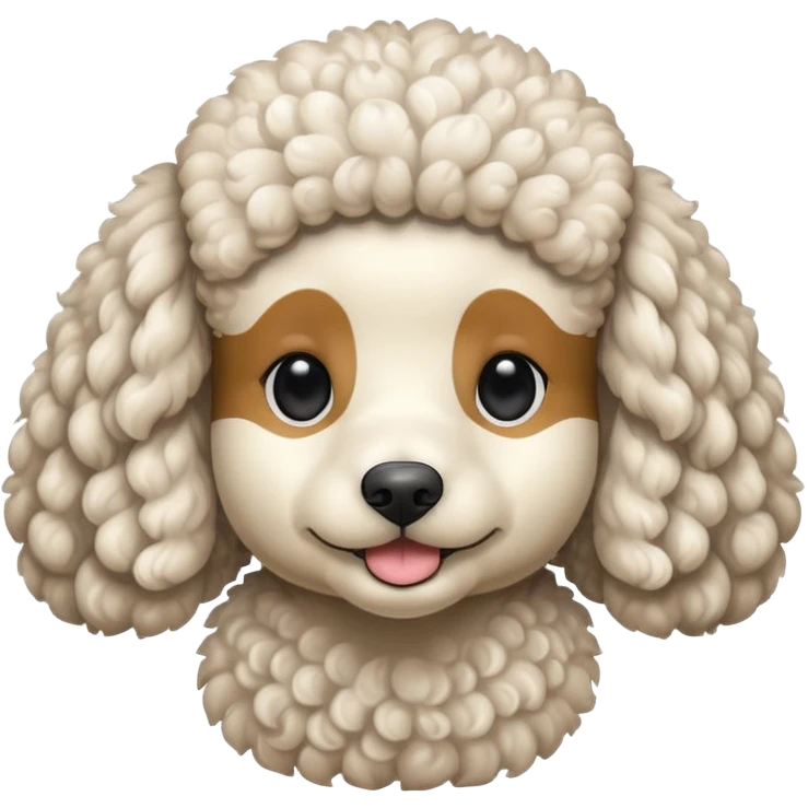 poodle dog emoji