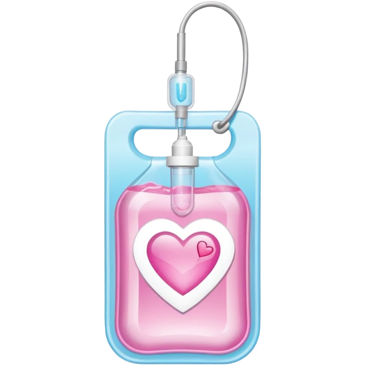 IV bag that looks like Love Island (the television show) emoji