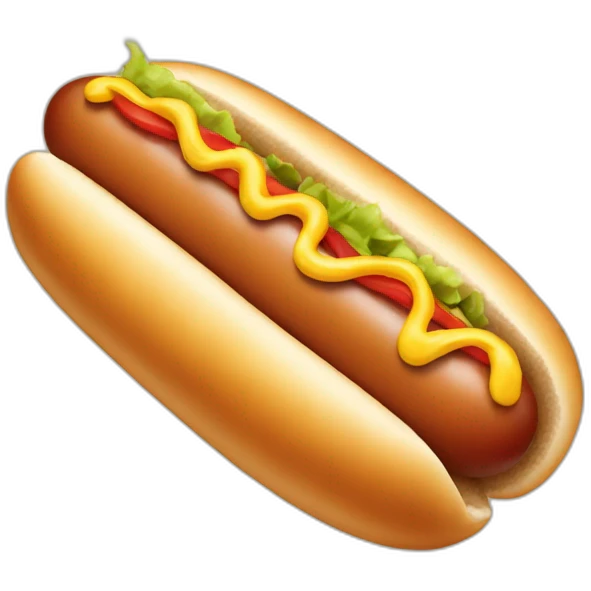 Hotdog emoji