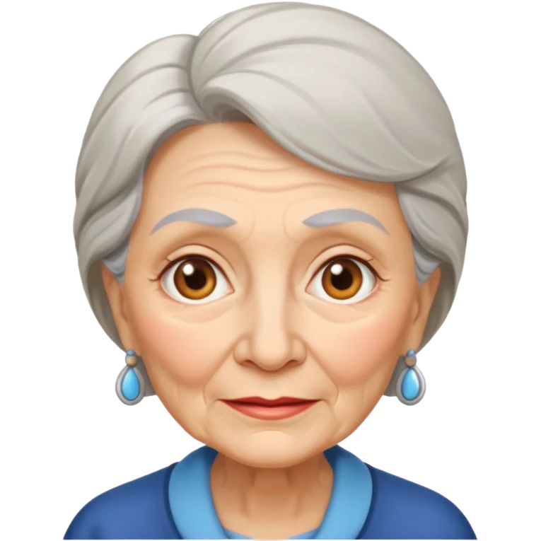 Old Lady 54 age emoji