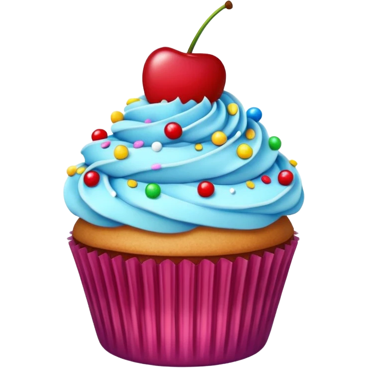 Delicious cupcake  emoji
