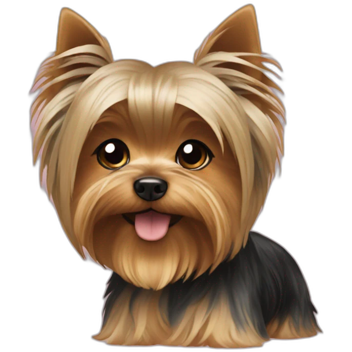 Yorkshire terrier emoji | AI Emoji Generator