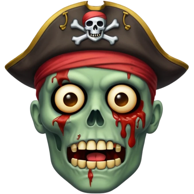 Pirate Zombie  emoji
