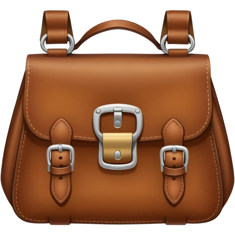 A brown purse ￼ emoji