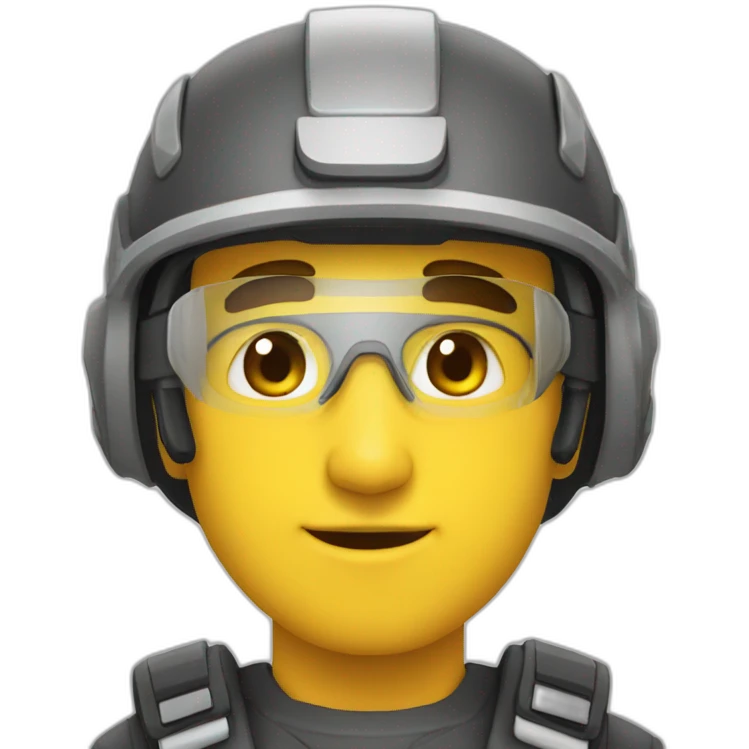 engenheiro com capacete emoji