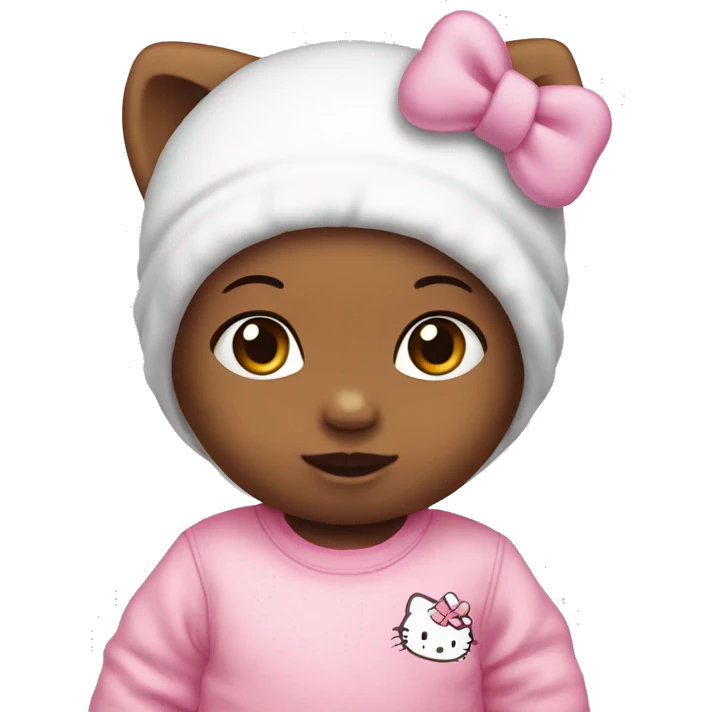 Baby Hello kitty emoji