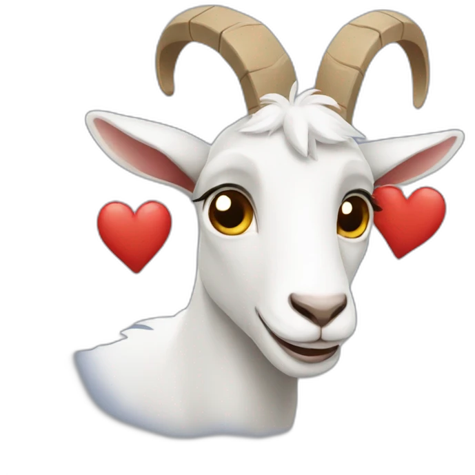 goat-with-heart emoji