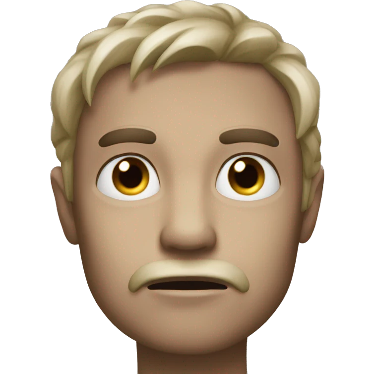 Wondering face emoji
